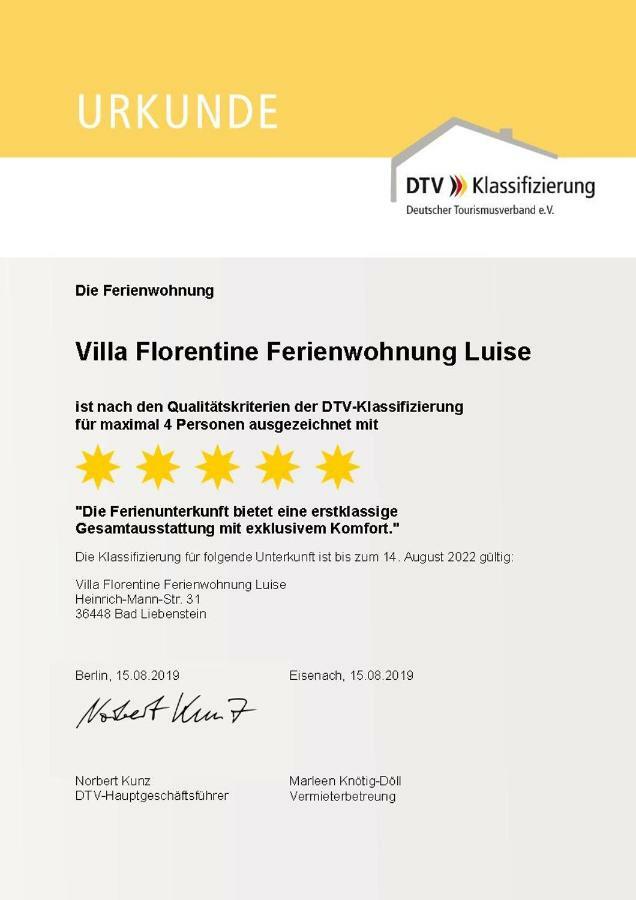 Villa Florentine Bad Liebenstein Exterior foto